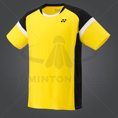 Yonex YM001EX Men Crew Neck Shirt (Color: Light Yellow)