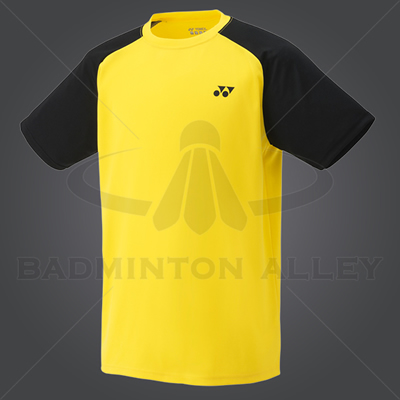 Yonex YM003EX Men Crew Neck Shirt (Color: Light Yellow)