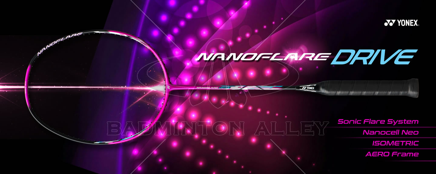 Yonex NanoFlare Drive (NFDR) Pink Black 4UG5 Badminton Racket